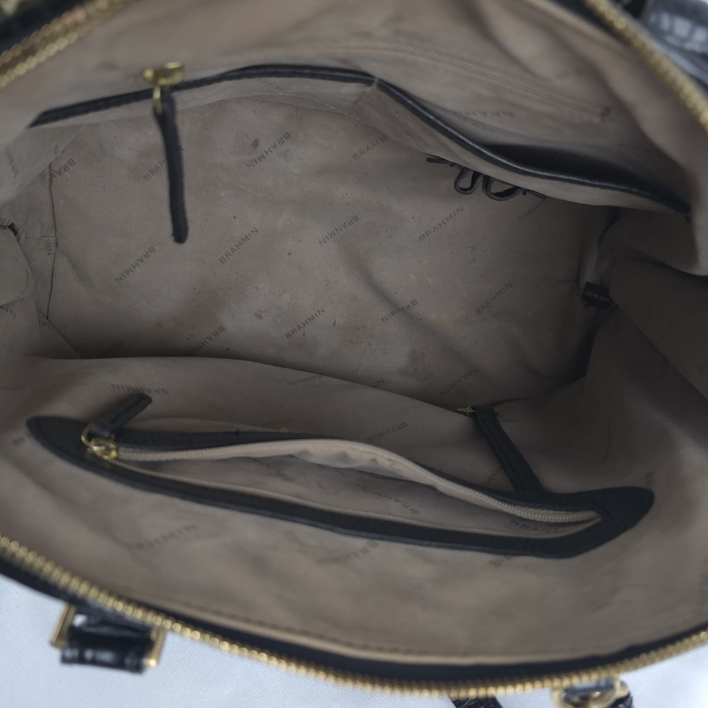 Brahmin Black Satchel Bag - Picture 12 of 15